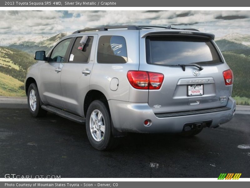 Silver Sky Metallic / Graphite 2013 Toyota Sequoia SR5 4WD