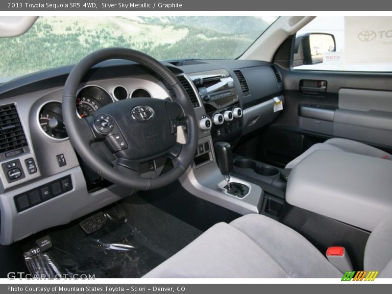 Silver Sky Metallic / Graphite 2013 Toyota Sequoia SR5 4WD