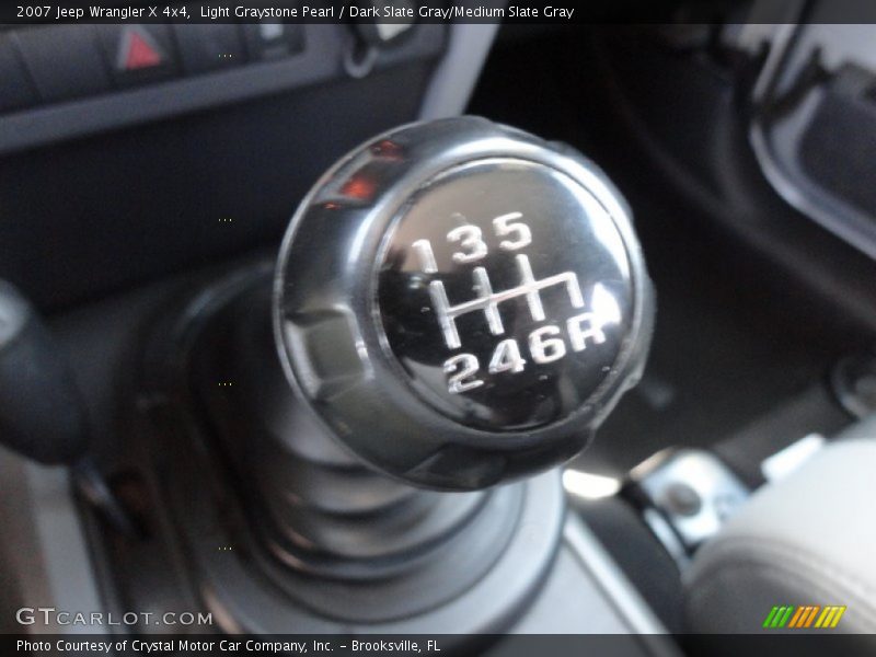 Light Graystone Pearl / Dark Slate Gray/Medium Slate Gray 2007 Jeep Wrangler X 4x4