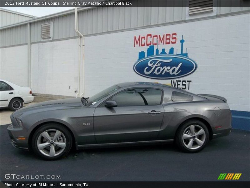 Sterling Gray Metallic / Charcoal Black 2013 Ford Mustang GT Coupe