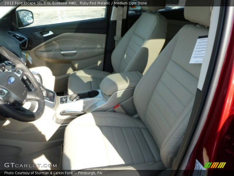 Ruby Red Metallic / Medium Light Stone 2013 Ford Escape SEL 2.0L EcoBoost 4WD