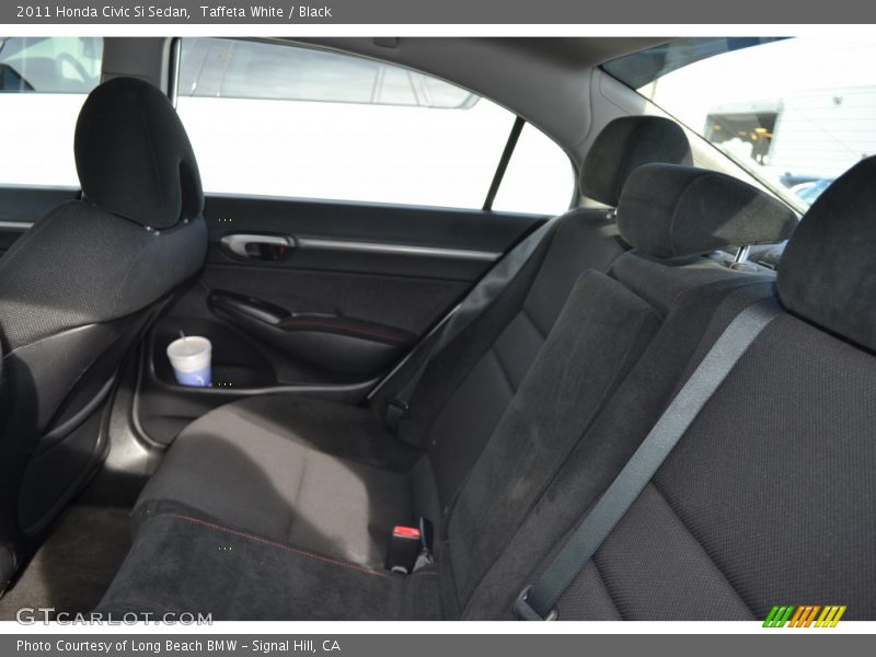 Taffeta White / Black 2011 Honda Civic Si Sedan