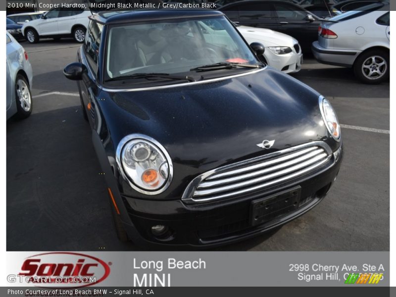 Midnight Black Metallic / Grey/Carbon Black 2010 Mini Cooper Hardtop