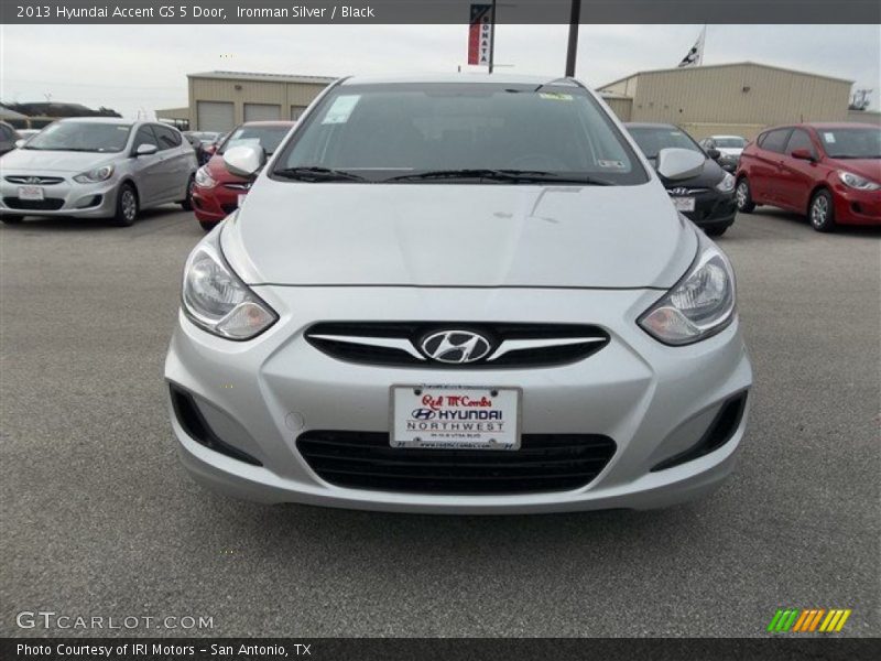 Ironman Silver / Black 2013 Hyundai Accent GS 5 Door