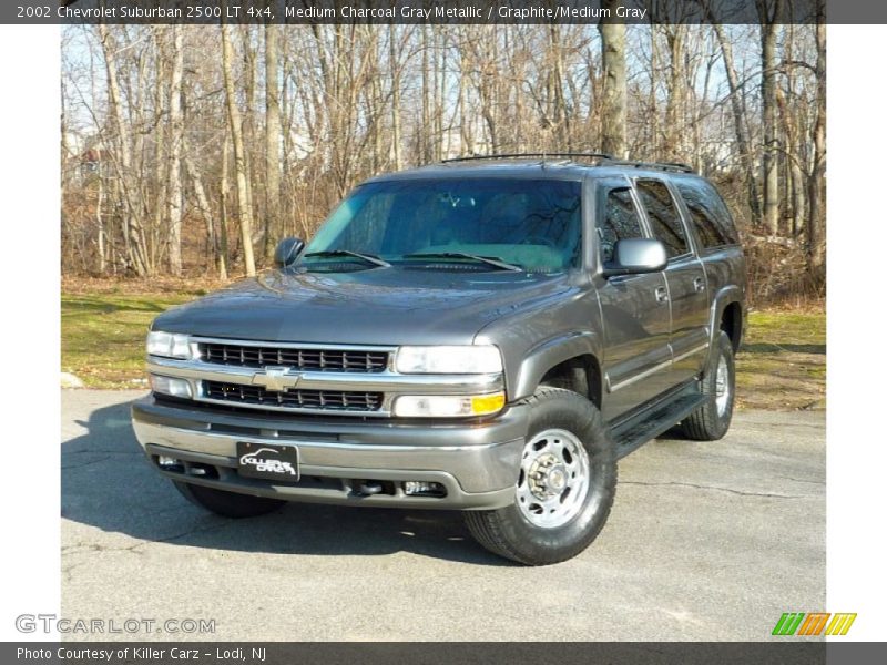 Medium Charcoal Gray Metallic / Graphite/Medium Gray 2002 Chevrolet Suburban 2500 LT 4x4