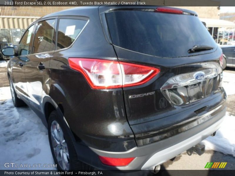 Tuxedo Black Metallic / Charcoal Black 2013 Ford Escape SEL 2.0L EcoBoost 4WD