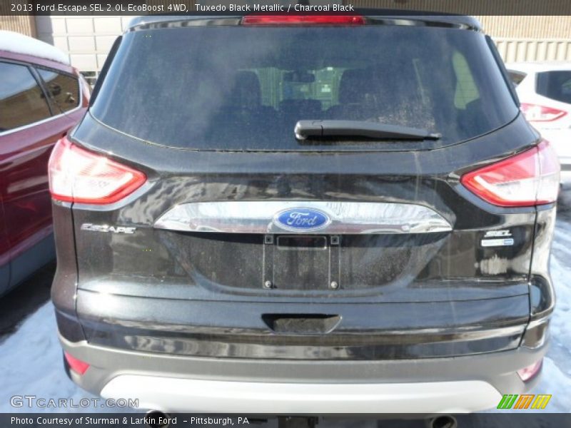 Tuxedo Black Metallic / Charcoal Black 2013 Ford Escape SEL 2.0L EcoBoost 4WD