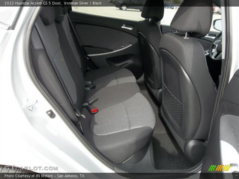 Ironman Silver / Black 2013 Hyundai Accent GS 5 Door