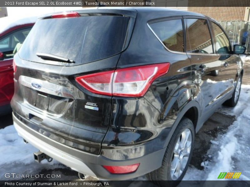 Tuxedo Black Metallic / Charcoal Black 2013 Ford Escape SEL 2.0L EcoBoost 4WD