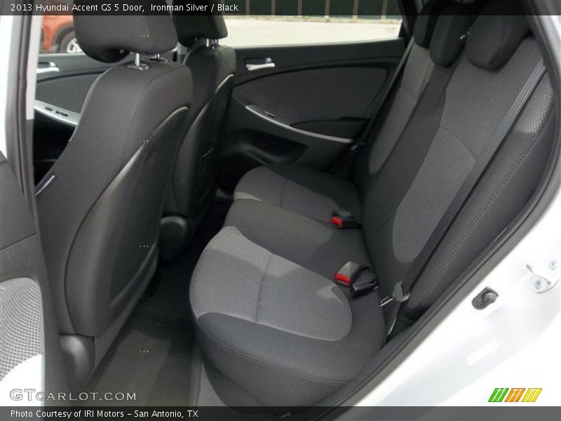 Rear Seat of 2013 Accent GS 5 Door