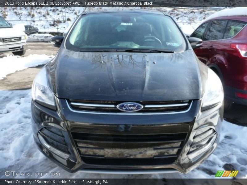 Tuxedo Black Metallic / Charcoal Black 2013 Ford Escape SEL 2.0L EcoBoost 4WD