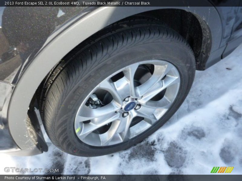 Tuxedo Black Metallic / Charcoal Black 2013 Ford Escape SEL 2.0L EcoBoost 4WD