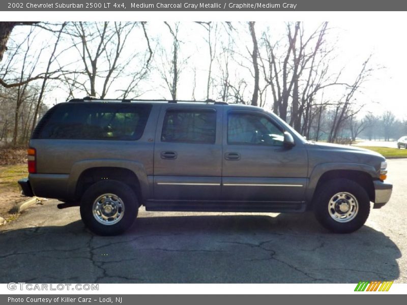 Medium Charcoal Gray Metallic / Graphite/Medium Gray 2002 Chevrolet Suburban 2500 LT 4x4