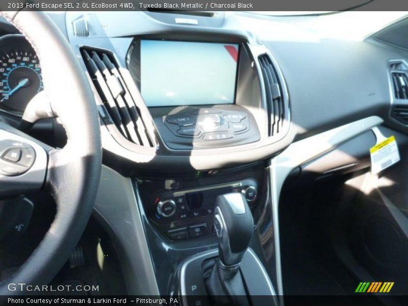 Tuxedo Black Metallic / Charcoal Black 2013 Ford Escape SEL 2.0L EcoBoost 4WD