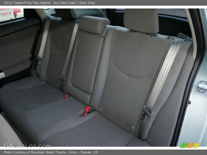 Sea Glass Pearl / Dark Gray 2013 Toyota Prius Two Hybrid