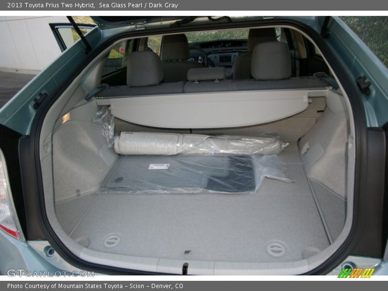 Sea Glass Pearl / Dark Gray 2013 Toyota Prius Two Hybrid