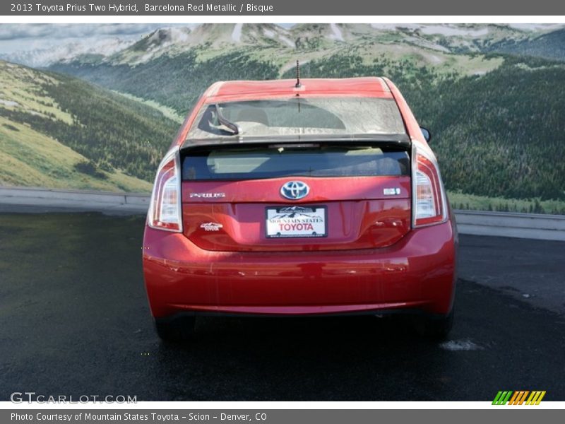 Barcelona Red Metallic / Bisque 2013 Toyota Prius Two Hybrid