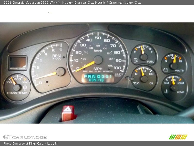  2002 Suburban 2500 LT 4x4 2500 LT 4x4 Gauges
