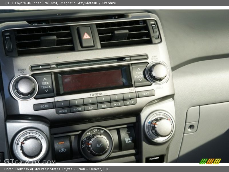Magnetic Gray Metallic / Graphite 2013 Toyota 4Runner Trail 4x4