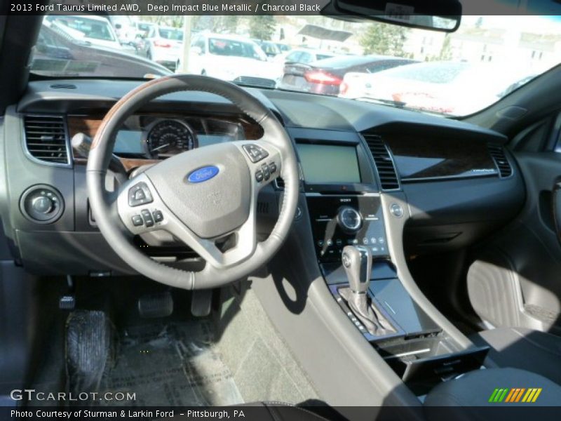Deep Impact Blue Metallic / Charcoal Black 2013 Ford Taurus Limited AWD