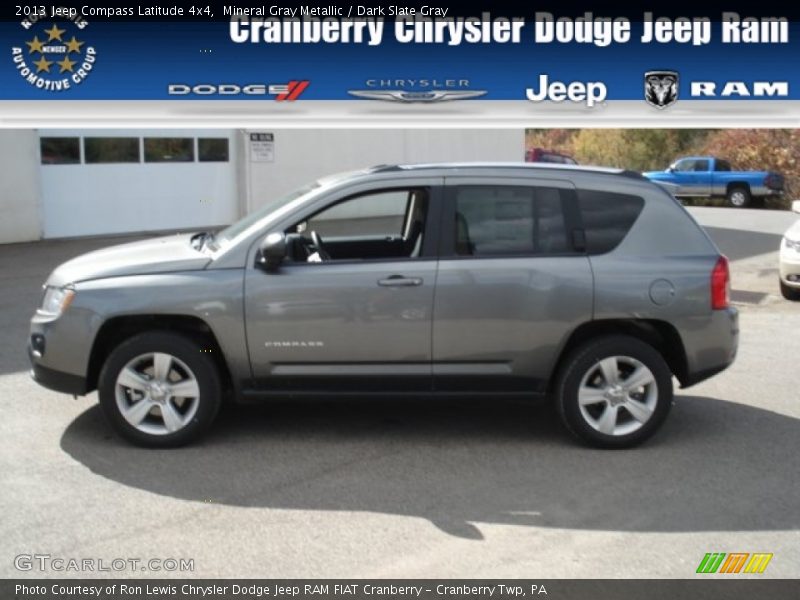 Mineral Gray Metallic / Dark Slate Gray 2013 Jeep Compass Latitude 4x4