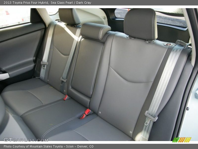 Sea Glass Pearl / Dark Gray 2013 Toyota Prius Four Hybrid