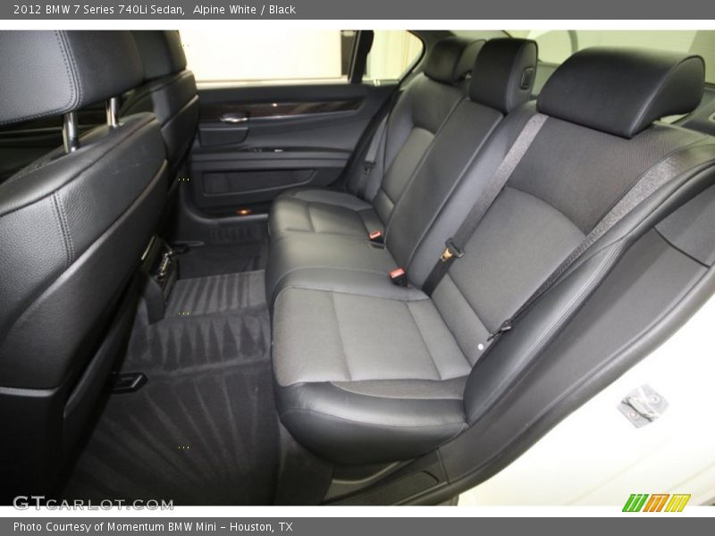 Alpine White / Black 2012 BMW 7 Series 740Li Sedan