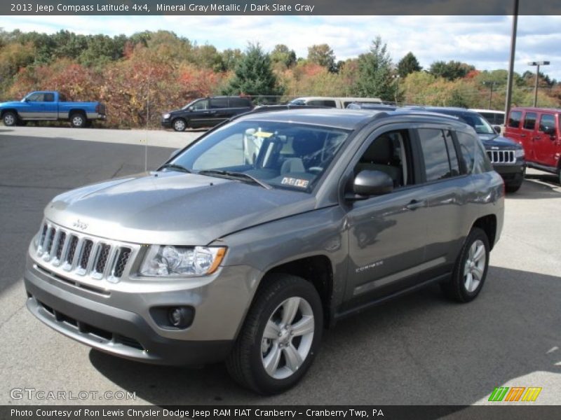 Mineral Gray Metallic / Dark Slate Gray 2013 Jeep Compass Latitude 4x4