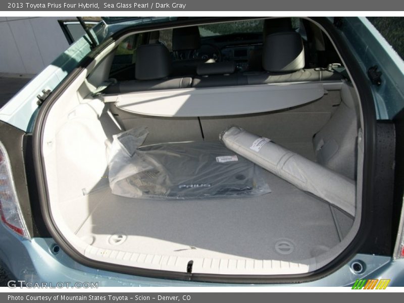 Sea Glass Pearl / Dark Gray 2013 Toyota Prius Four Hybrid