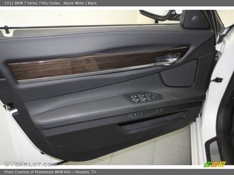 Alpine White / Black 2012 BMW 7 Series 740Li Sedan