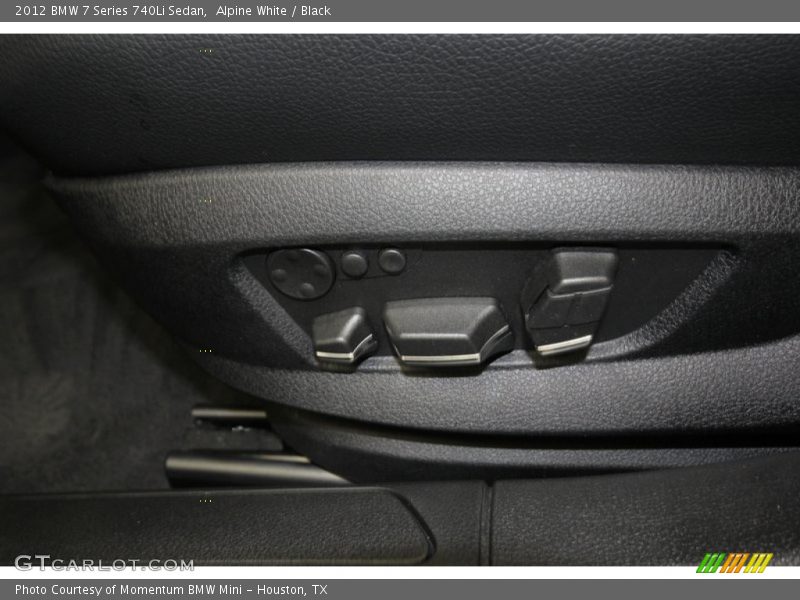 Alpine White / Black 2012 BMW 7 Series 740Li Sedan