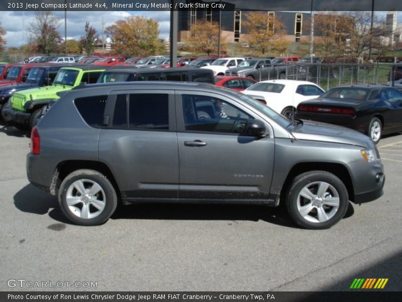 Mineral Gray Metallic / Dark Slate Gray 2013 Jeep Compass Latitude 4x4