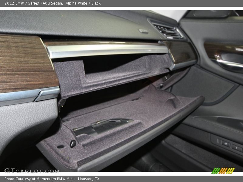 Alpine White / Black 2012 BMW 7 Series 740Li Sedan