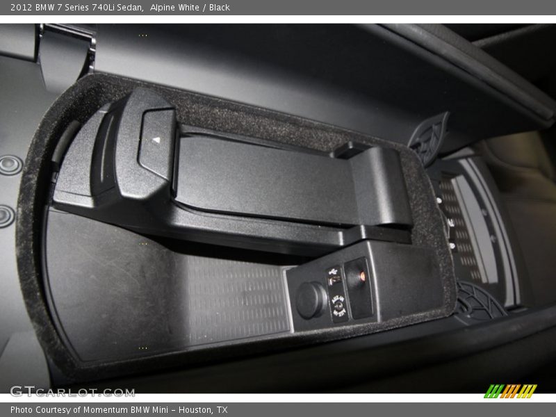 Alpine White / Black 2012 BMW 7 Series 740Li Sedan