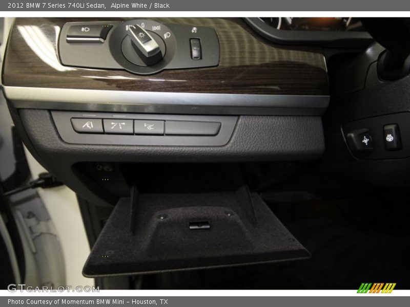 Alpine White / Black 2012 BMW 7 Series 740Li Sedan