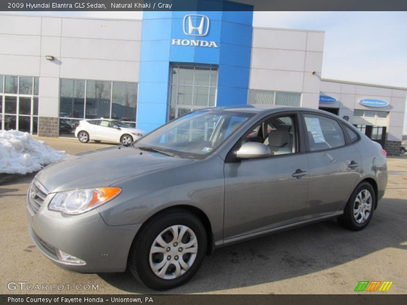 Natural Khaki / Gray 2009 Hyundai Elantra GLS Sedan