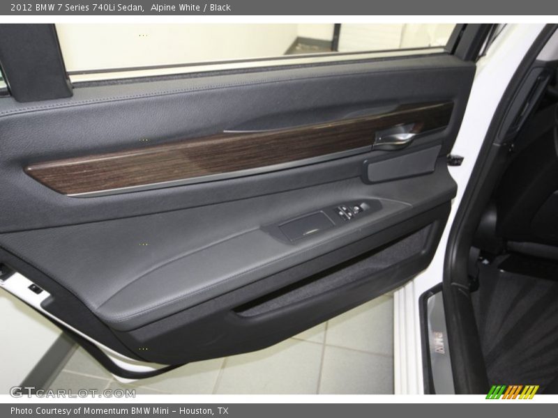 Alpine White / Black 2012 BMW 7 Series 740Li Sedan