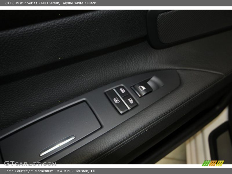 Alpine White / Black 2012 BMW 7 Series 740Li Sedan