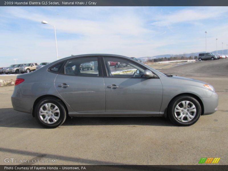 Natural Khaki / Gray 2009 Hyundai Elantra GLS Sedan