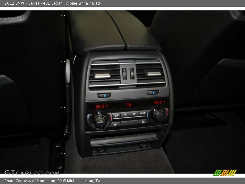 Alpine White / Black 2012 BMW 7 Series 740Li Sedan
