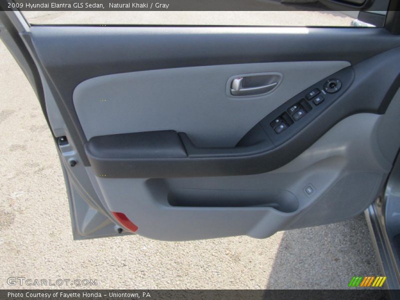 Natural Khaki / Gray 2009 Hyundai Elantra GLS Sedan