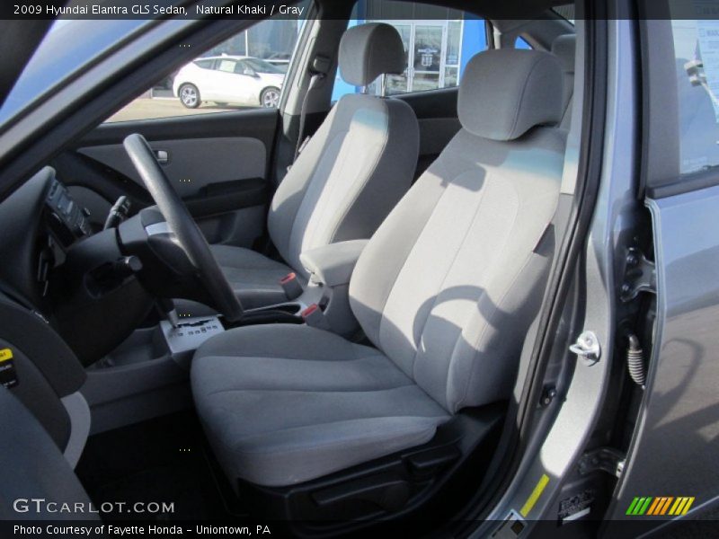 Natural Khaki / Gray 2009 Hyundai Elantra GLS Sedan