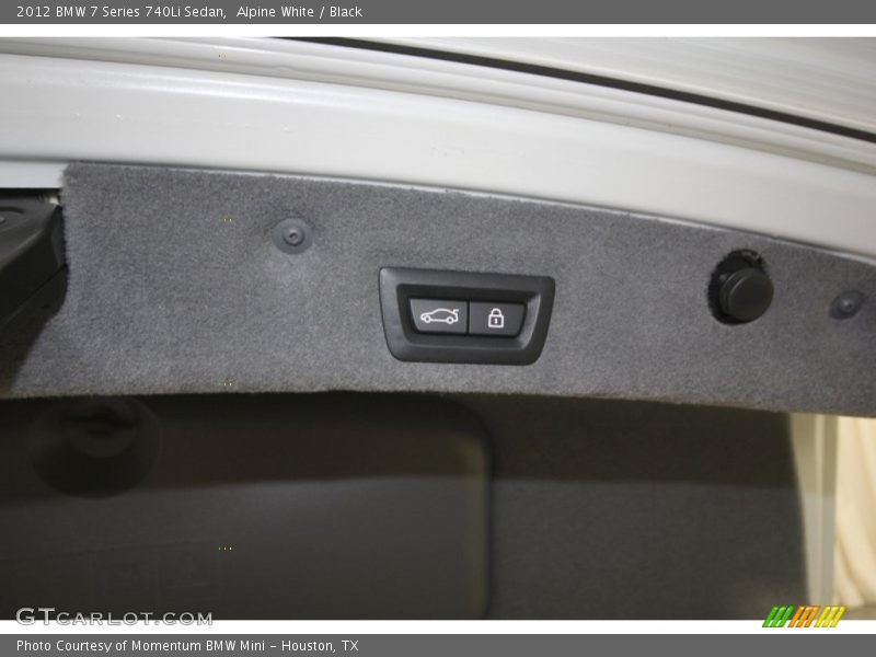 Alpine White / Black 2012 BMW 7 Series 740Li Sedan