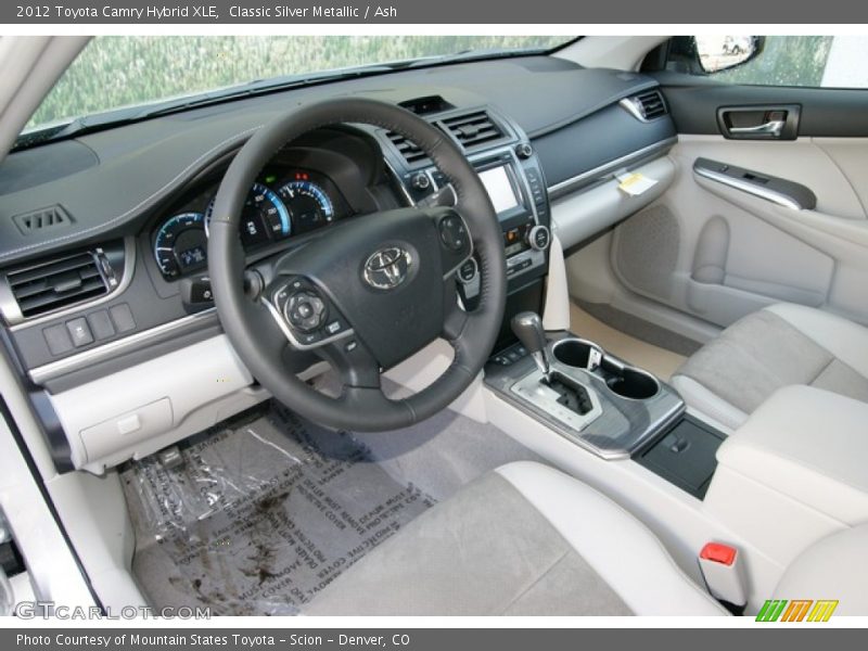 Classic Silver Metallic / Ash 2012 Toyota Camry Hybrid XLE