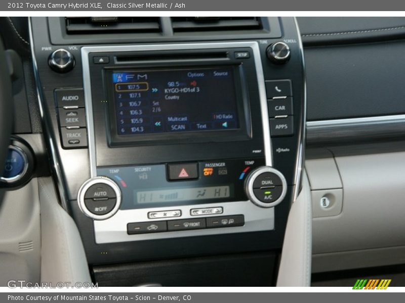 Classic Silver Metallic / Ash 2012 Toyota Camry Hybrid XLE