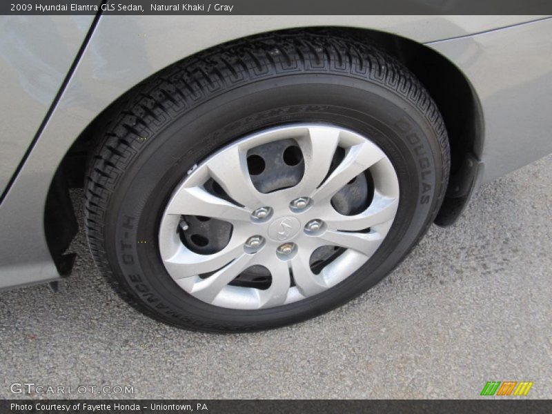 Natural Khaki / Gray 2009 Hyundai Elantra GLS Sedan