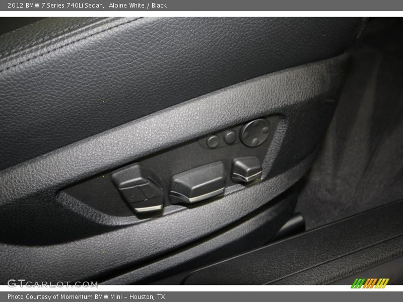 Alpine White / Black 2012 BMW 7 Series 740Li Sedan