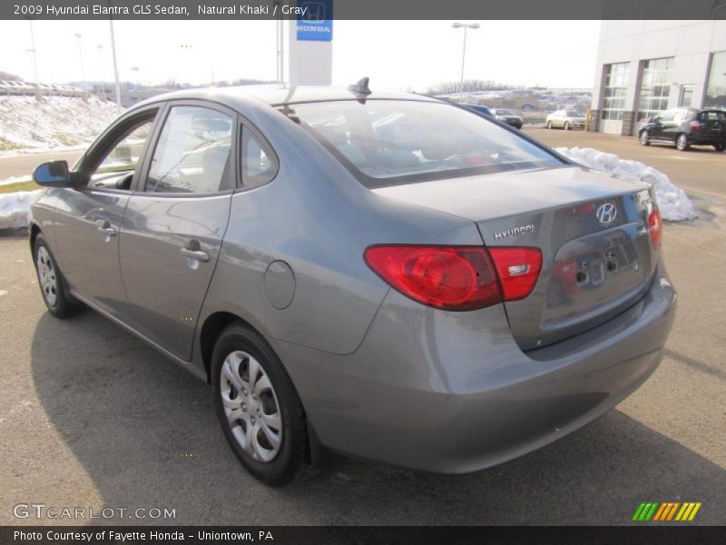 Natural Khaki / Gray 2009 Hyundai Elantra GLS Sedan