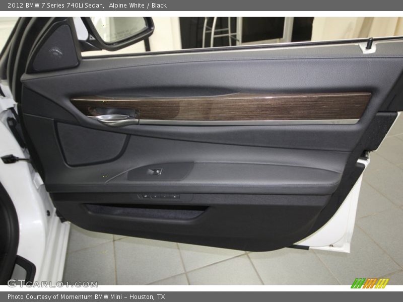 Alpine White / Black 2012 BMW 7 Series 740Li Sedan