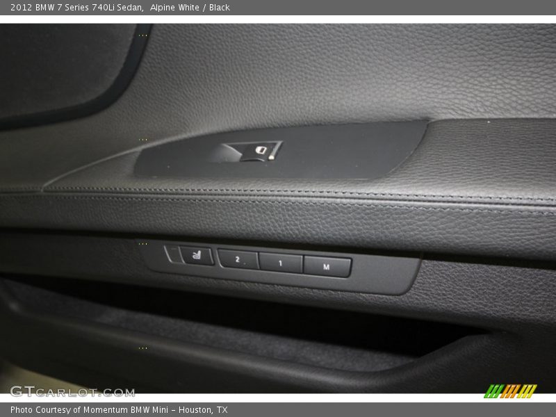 Alpine White / Black 2012 BMW 7 Series 740Li Sedan